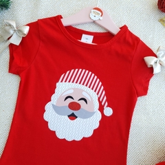 Baby Look Vermelha Papai Noel na internet