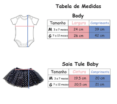 Conjunto Baby Saia Tule Eu Te Amo Papai Pink (Saia Bolinhas) - comprar online