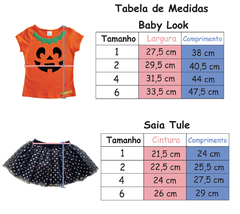 Conjunto Kids Saia Tule Jack (Baby Look) - comprar online