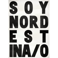 SOY NORDESTINA/O. 42x60cm - comprar online