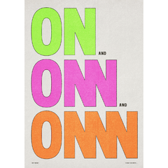 ON and On and ON . 29,7X42cm