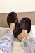 PANTUFLON «LISO» PREMIUM NEGRO - comprar online