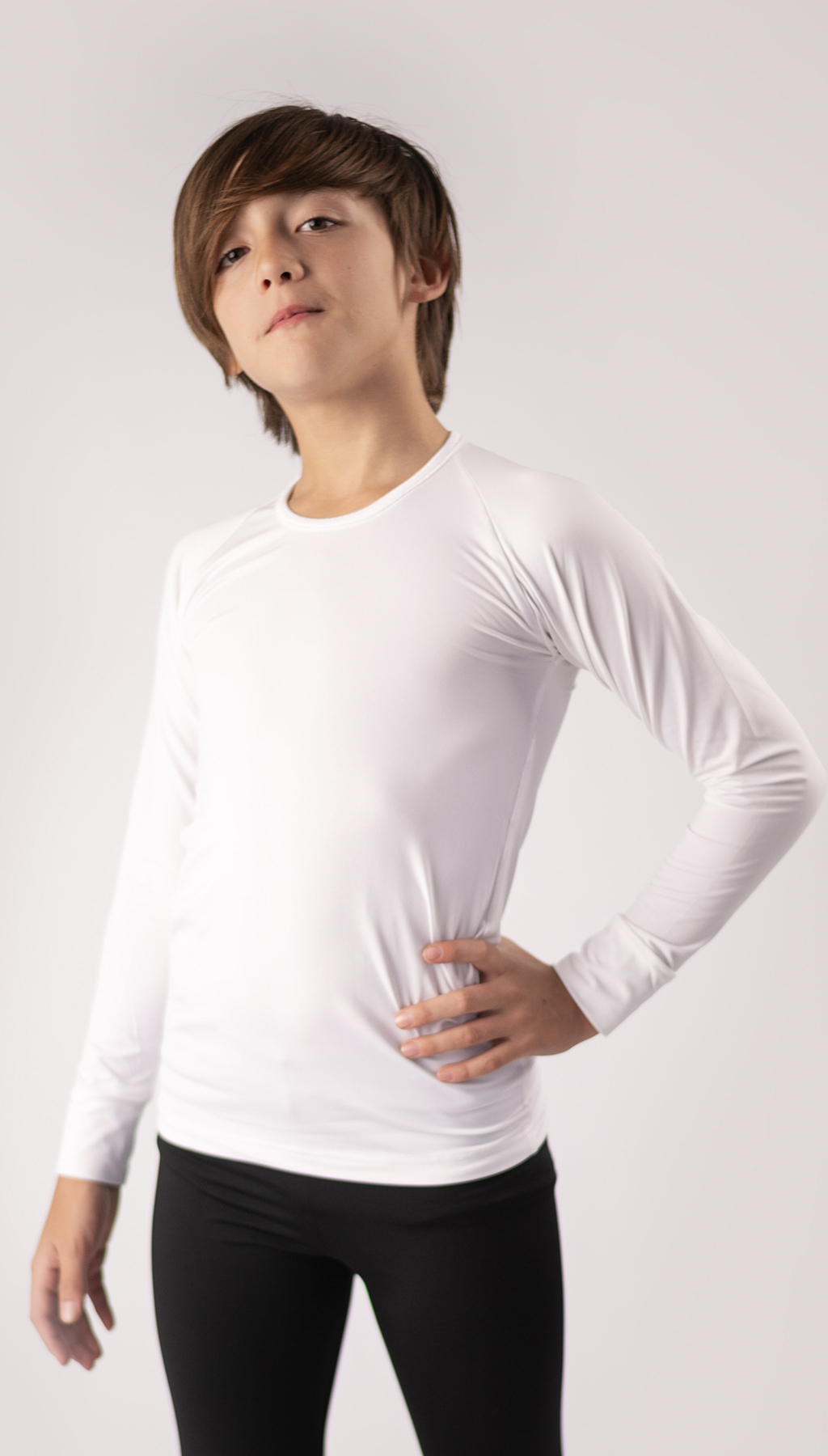 camiseta termica deportiva para nino nina