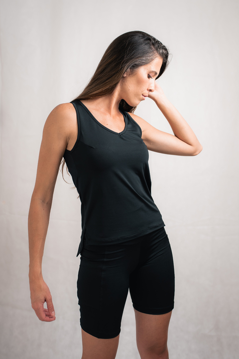 Musculosa Breeze Negro