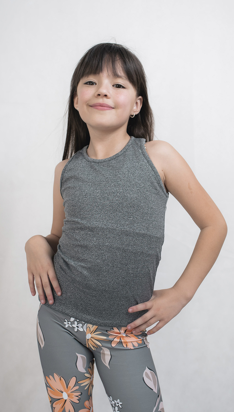 Musculosa Funny gris