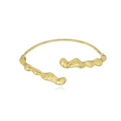 BRACELETE ORGANIC DOIS FIOS ENCONTRADOS DOURADO - comprar online