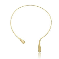 COLAR ARO PINGENTE GOTAS DOURADO - comprar online