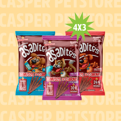 Tiras de Carne Asadito Perro 65Grs