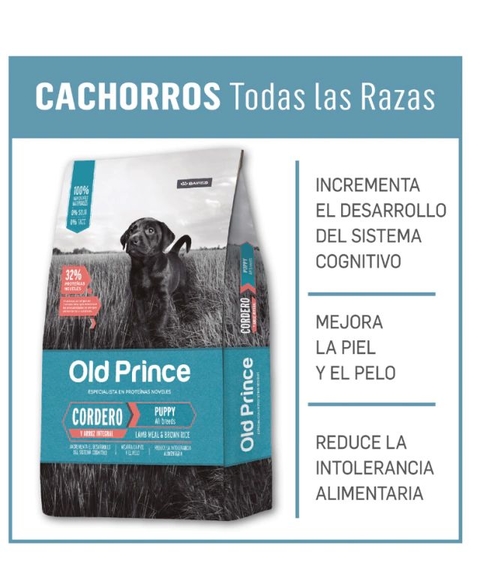 Old Prince Cordero y Arroz Cachorro 15Kg