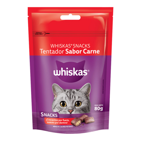 Whiskas Snack Carne 80 Grs