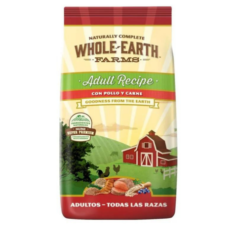 Whole Earth Perro Adulto Pollo y Carne 12 kg