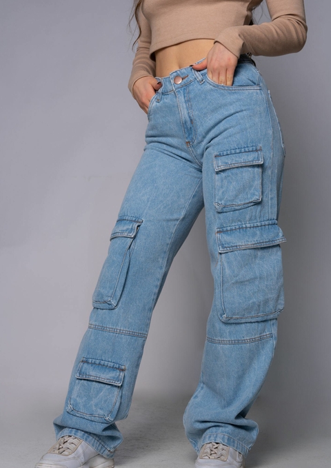 Pantalon Azul Petroleo D35737 - Adhara Boutique