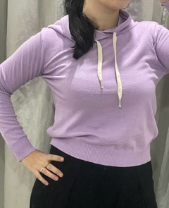 SWEATER CON CAPUCHA Y CORDON (ADHS151)