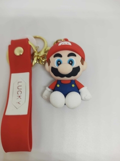 LLavero de goma mario