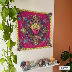 Lenço Pequeno Mandala da Sabedoria Divina - Maya Jurisic