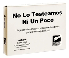 juego de cartas no lo testeamos