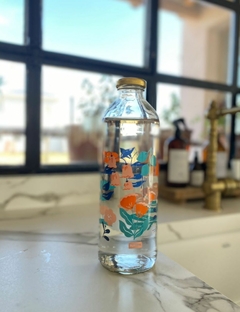 Botella de vidrio en internet