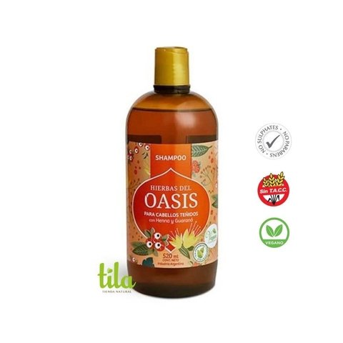 Shampoo Cabello Teñido con Henna y Guaraná