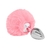 Plug de Metal Pom Pom Rosa PL012