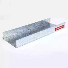 Perfil Galvanizado Barbieri PGU 300mm Espesor 2,54mm x 6 Mts