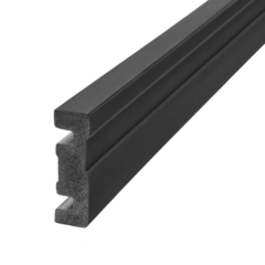 Contramarco EPS Line Atrim 3003 Negro x 2,5 Mts