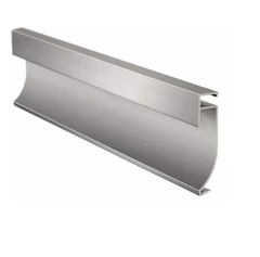 Perfil Aluminio Zocalo Lumier Atrim 3973 Cromo Mate x 2,5 Mts