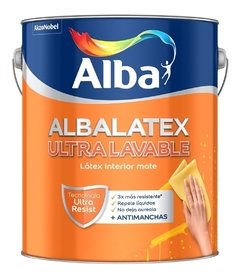 Albalatex Interior Mate Ultra Lavable Blanco X 10 Lts