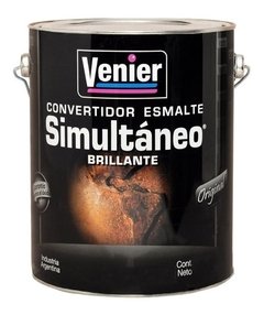 Simultaneo Convertidor Y Esmalte Brillante Colores X 1/2 Lt