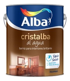 Cristalba Barniz Al Agua Brillante X 1/2 Lt