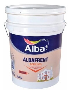 Latex Exterior Acrilico Albafrent Blanco X 4 Lts