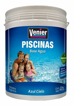 Pintura Para Piletas Acuosa Venier Blanco X 3,6 Lts