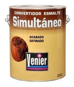 Simultaneo Convertidor Y Esmalte Blanco Satinado X 4 Lts