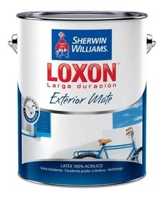 Loxon Larga Duración Exterior Mate Blanco x 10 Lts Color Blanco