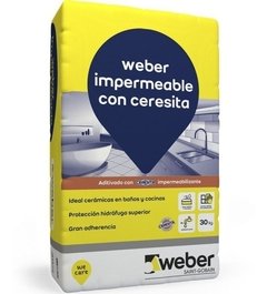 Pegamento Para Ceramicos Con Ceresita Weber X 30 Kg