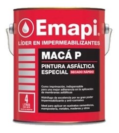 Pintura Asfáltica Maca P Emapi X 18 Lts