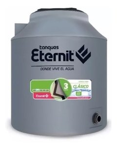 Tanque De Agua Eternit Clásico Tricapa Vertical Polietileno 500l