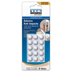 Topes Anti Impacto Transp. Tekbond Gota 10 mm X 15 Un