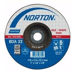 Disco de Corte Metal 178 x 1,6 mm Norton BNA Caja x 25 Un