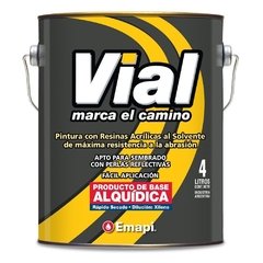 Pintura Demarcación Vial Alquidica Emapi Blanco x 4 Lts