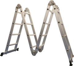 Escalera Aluminio Multifuncion Sin Fin 16 Escalones