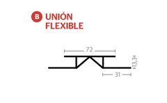 Union Flexible PVC Barbieri Blanco x 3 Mts - comprar online