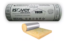 Isover Tech Plata 45mm Lana De Vidrio Con Aluminio