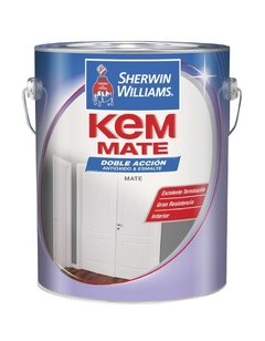 Kem Lustral Esmalte Sintético Negro Mate X 1 Lt