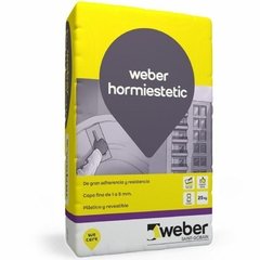 weber Hormiestetic Mortero para reparaciones hormigones manchados y mal encofrados x 25 Kg