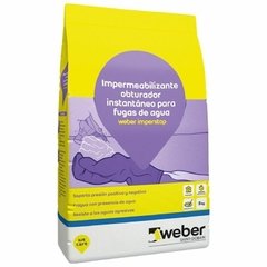 Weber TEC Imperstop Obturador Para Fugas De Agua X 5 Kg