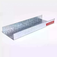 Perfil Galvanizado Barbieri PGU 100mm Espesor 2,54mm x 6 Mts