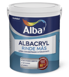 Albacryl Rinde Mas Latex Interior Blanco X 10 Lts