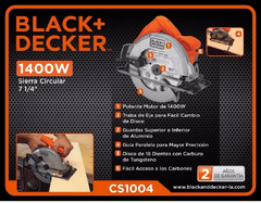 Sierra Circular 1400W CS1004-AR Black Decker - comprar online