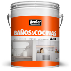 Baños y Cocinas Antihongo Venier Blanco x 1 Lt