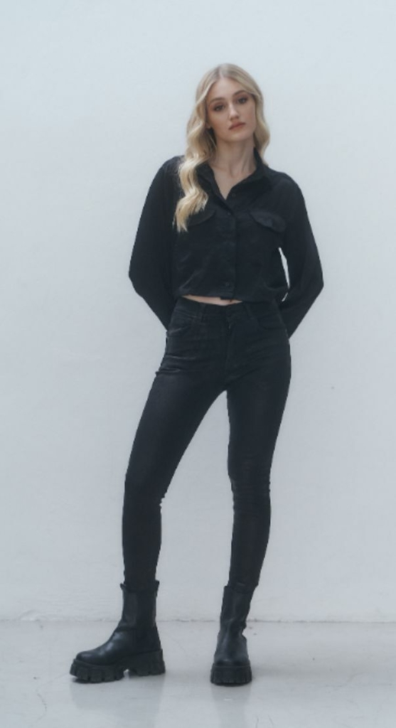 JEAN SKINNY AGATA ENGOMADO BRILLOSO Ay Carmela